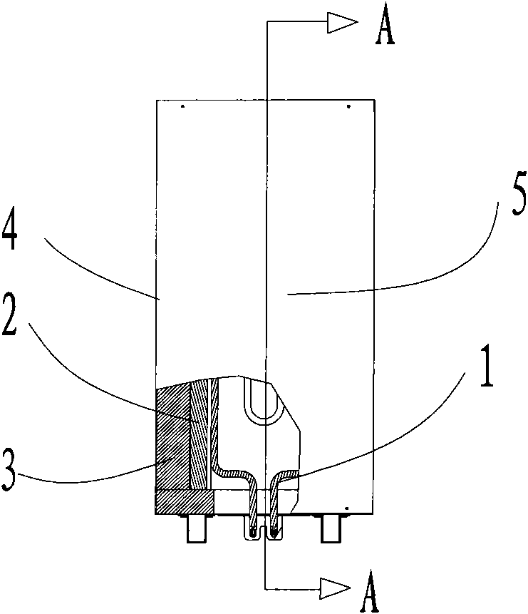 Auxiliary convection heat-accumulating type heater