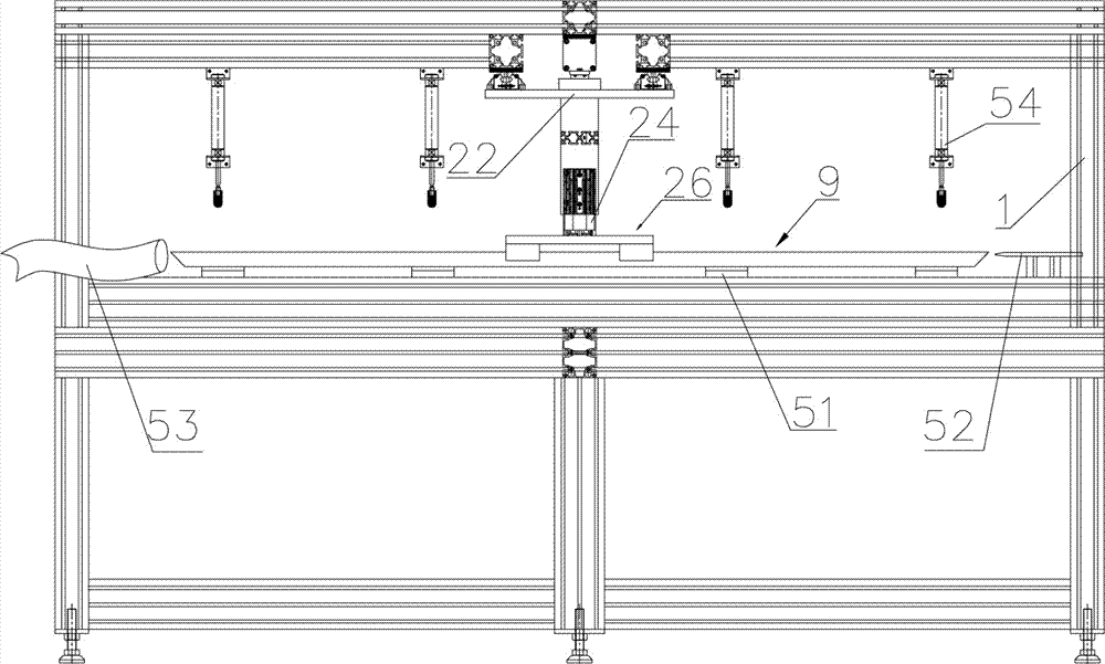 Solar module frame short side intelligent production line