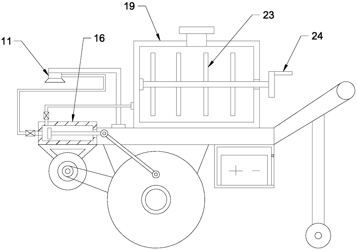 Agricultural high-efficiency pesticide spraying device