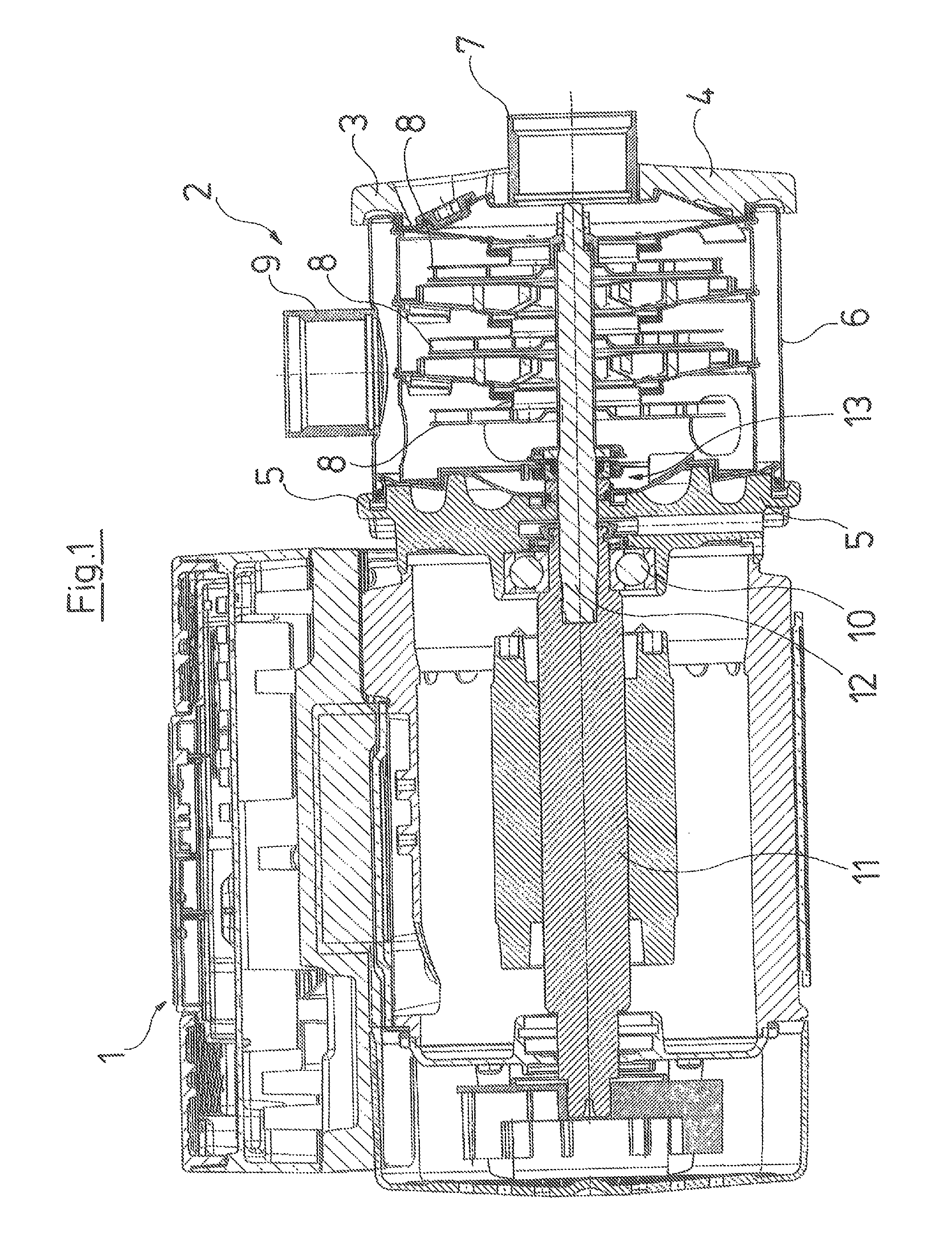 Multi-stage centrifugal pump (axial face seal)