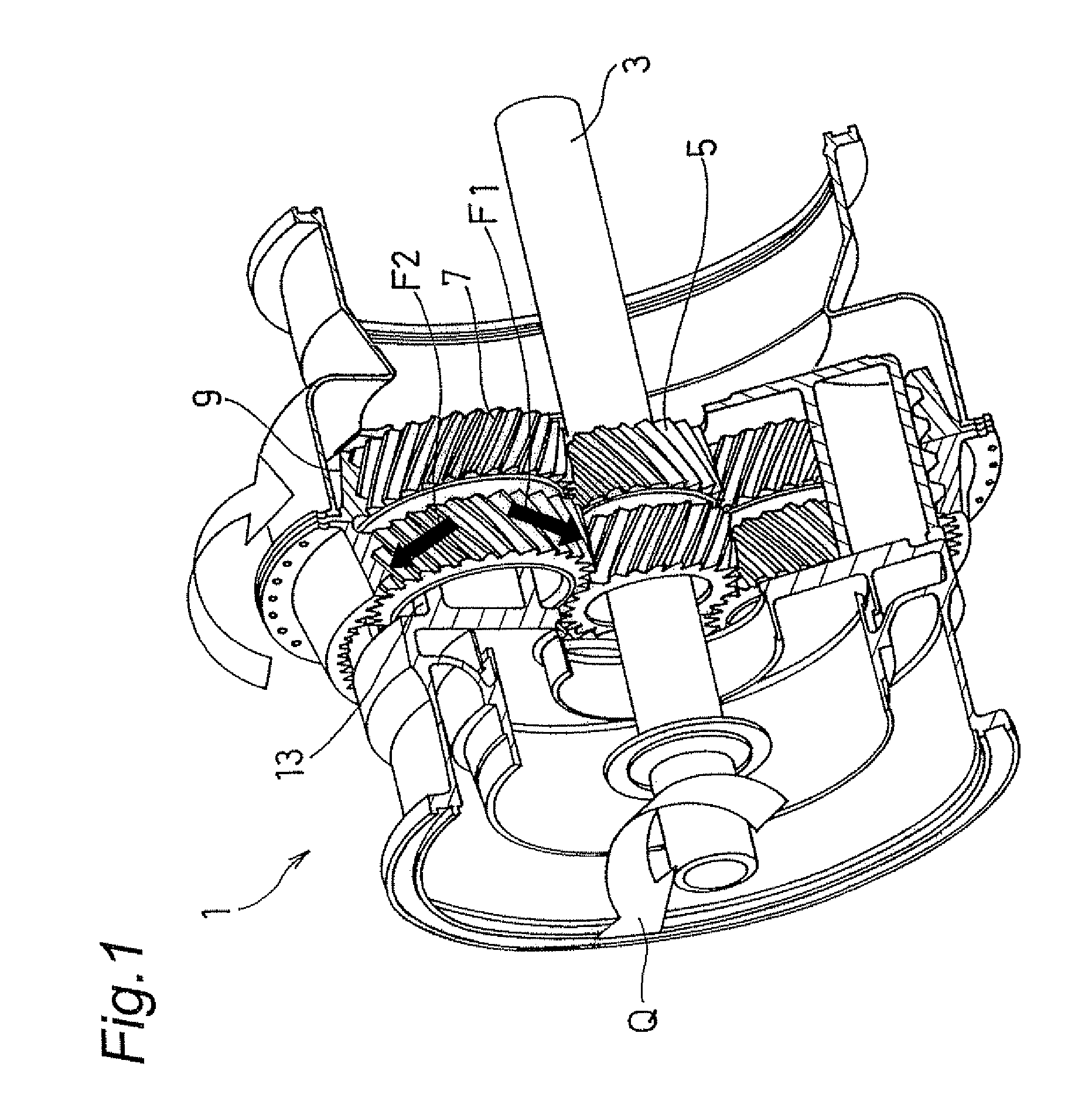 Planetary gear reduction system