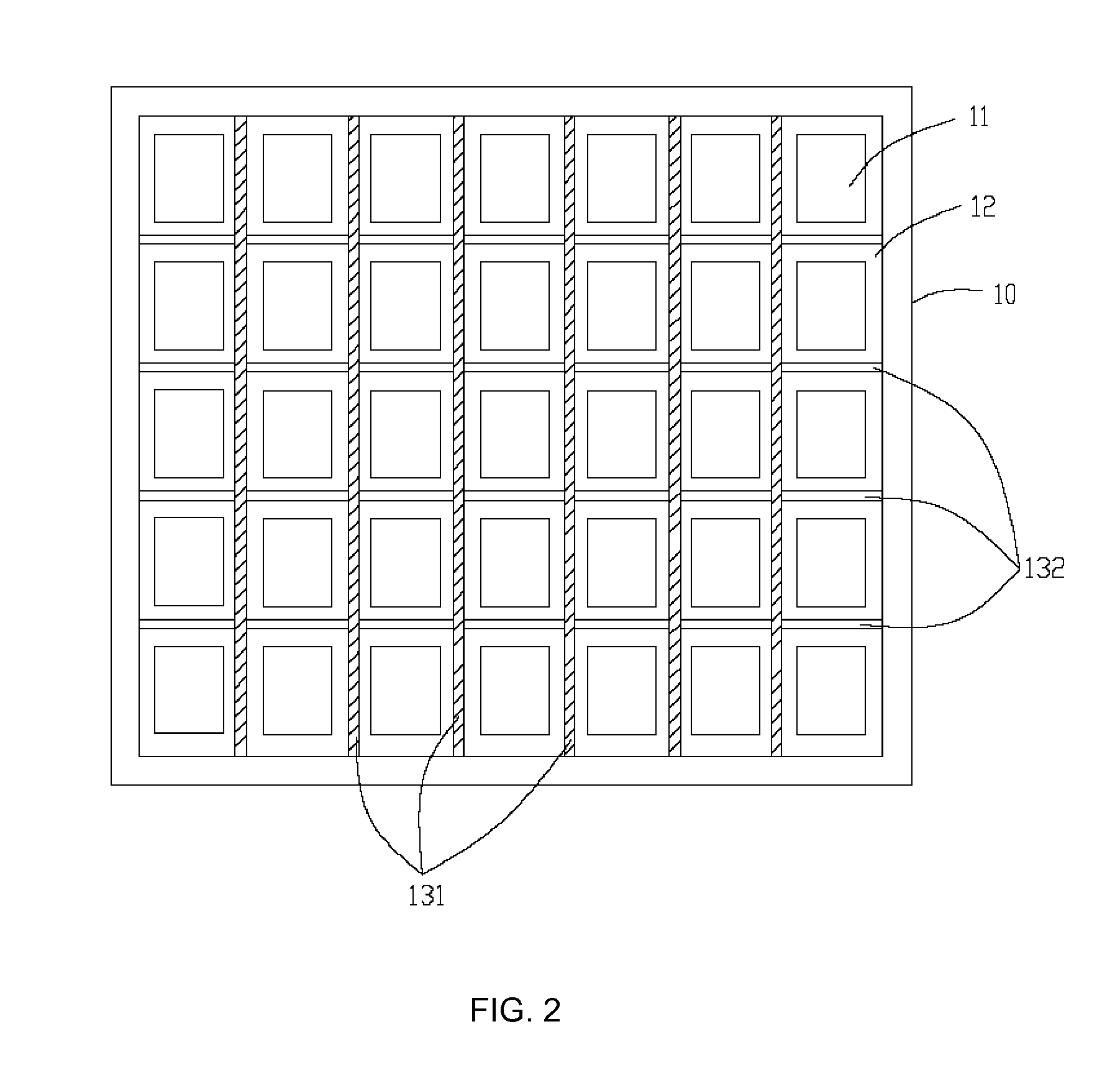 Capacitive in-cell touch panel and display device