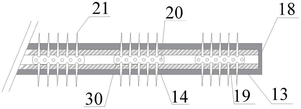 Hydraulic fracturing and methane in-situ blasting cooperative fracturing permeability-increasing method