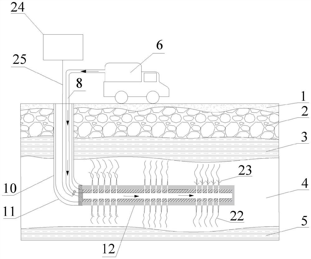 Hydraulic fracturing and methane in-situ blasting cooperative fracturing permeability-increasing method