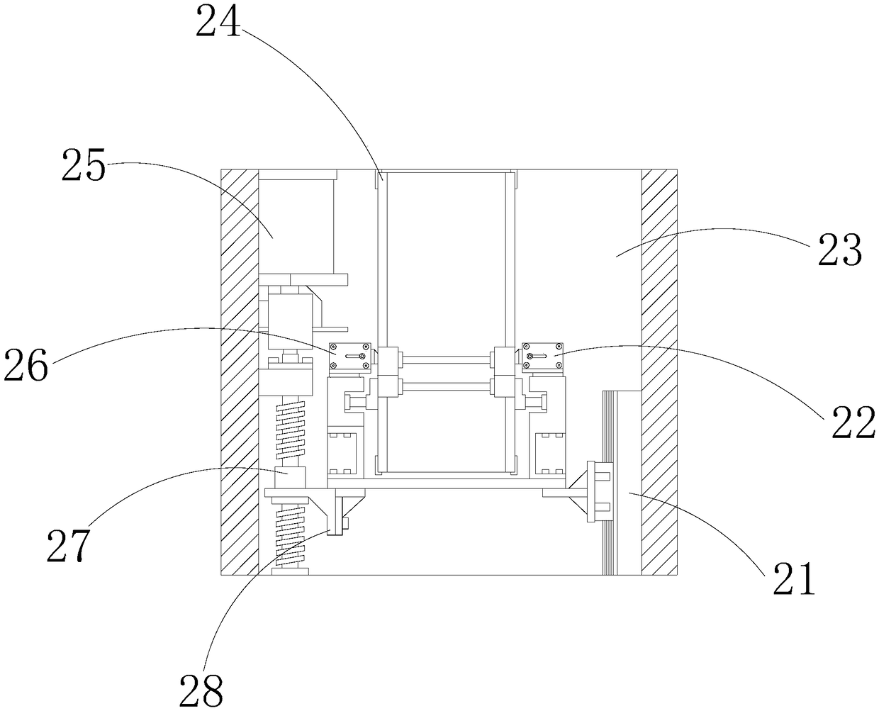 Electric power overhaul safety protection platform with all-directional adjustment function