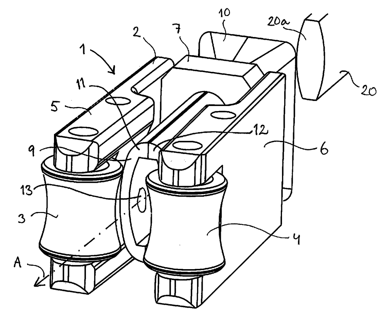 A Roller Guide and a Method for Guiding Stock