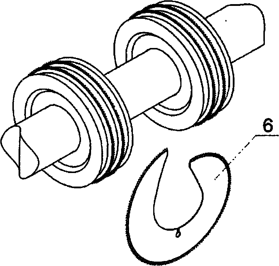 Rotating disc knife, method of mounting the rotating disc knife and method of dismounting the rotating disc knife