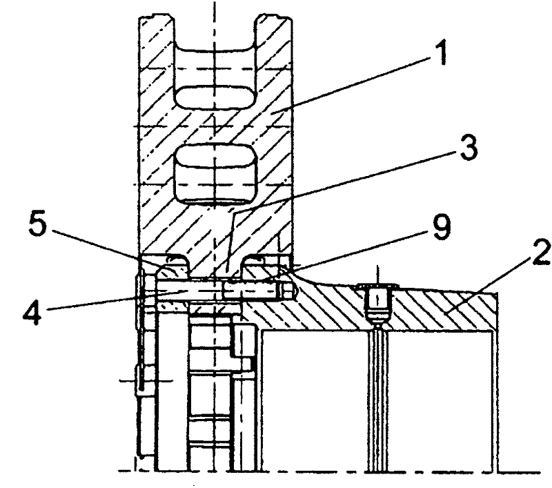 Shaft brake disc, in particular for a rail vehicle