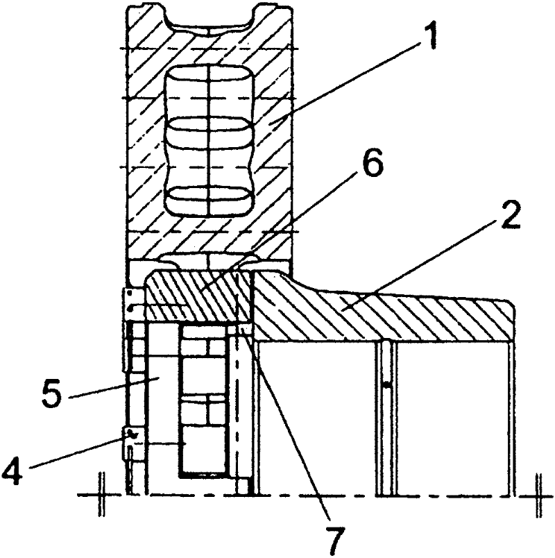 Shaft brake disc, in particular for a rail vehicle