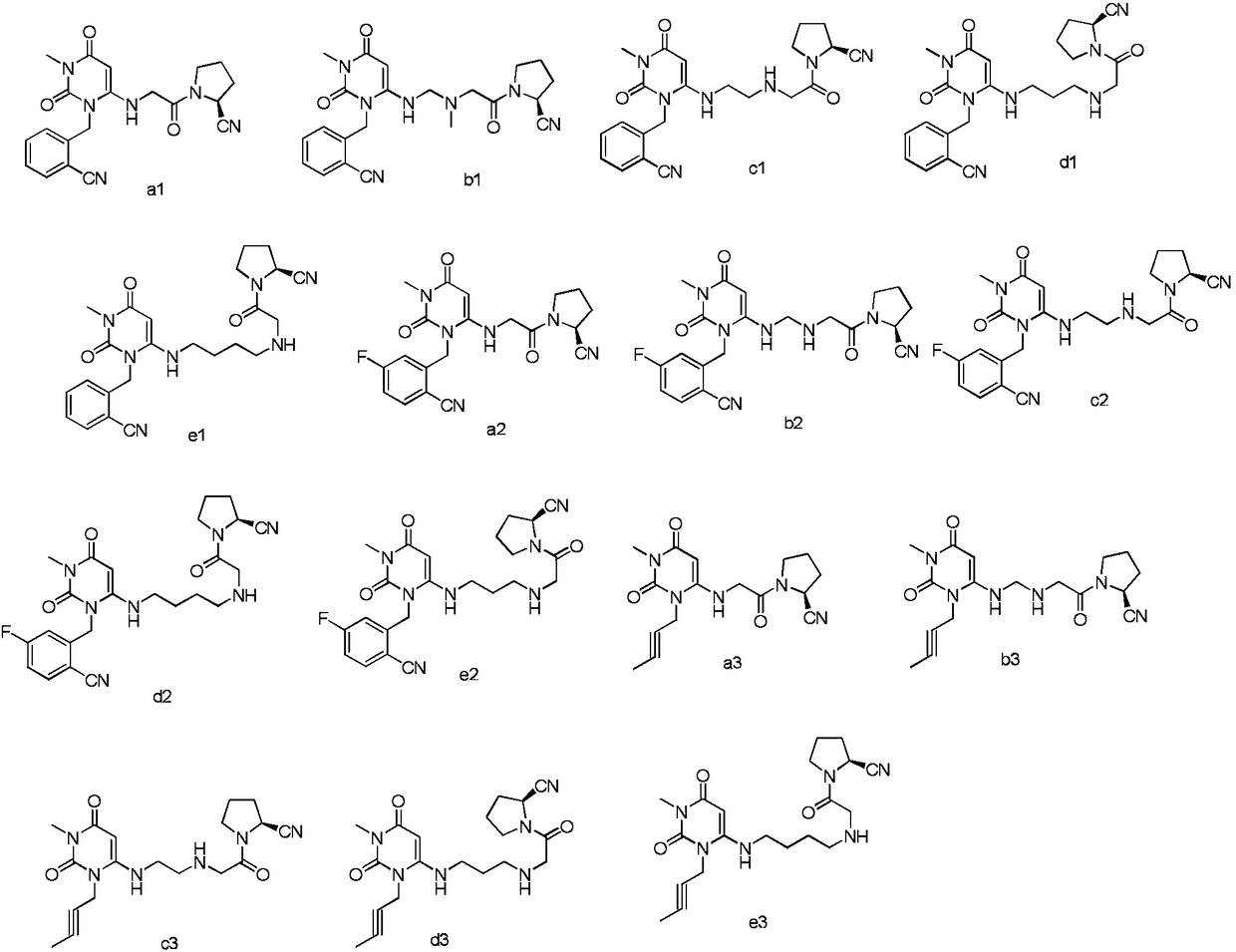 DPP-4 inhibitor with dual action mechanisms and application of DPP-4 inhibitor