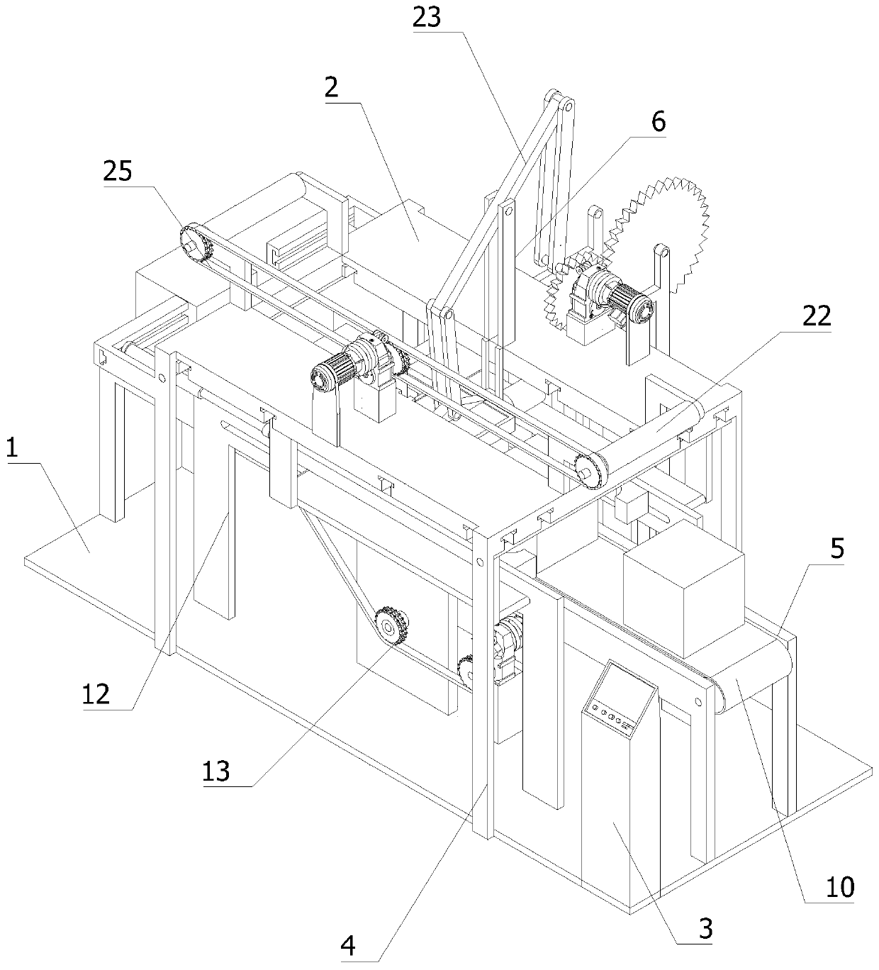 Automatic packaging and marking device