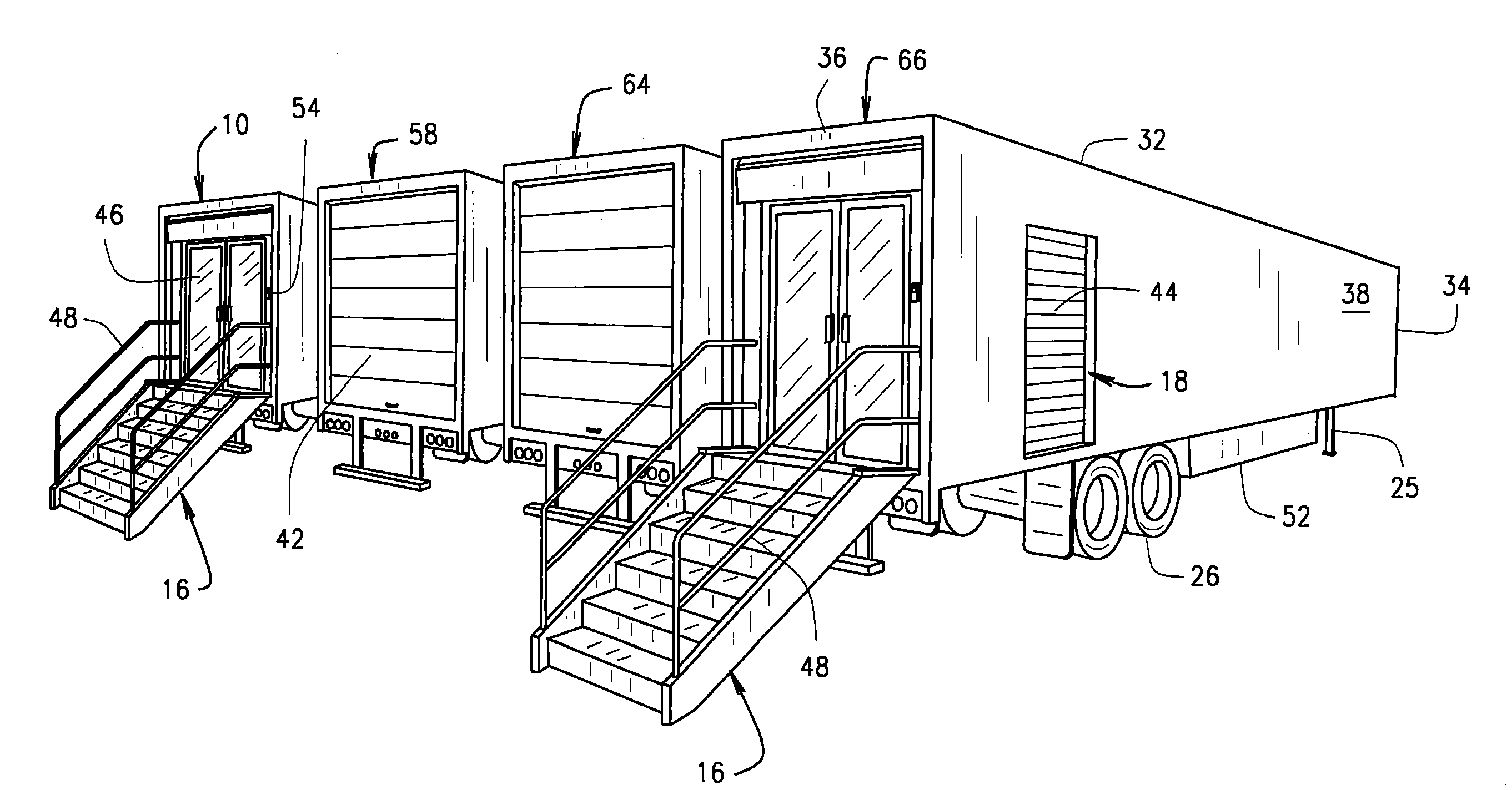 Mobile retail store structure with inventory system