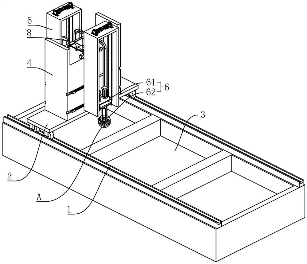 Concrete gravel recycling and separating device