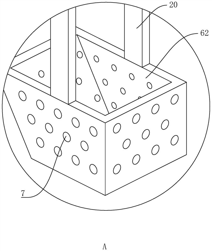 Concrete gravel recycling and separating device