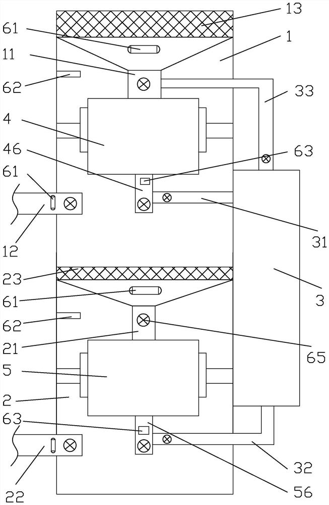 A recycling system and construction method for surface water in a sponge city