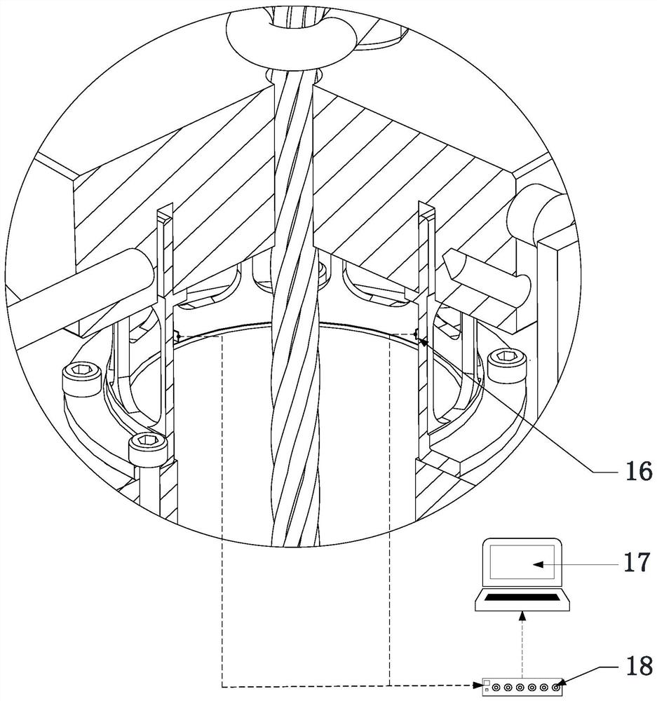 Aero-engine squirrel-cage bearing sleeve fatigue life assessment test platform