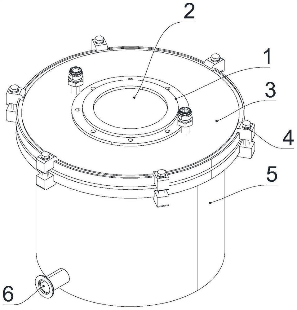 Evaporation and concentration device for ultra-clean high-purity electronic chemicals and application of evaporation and concentration device