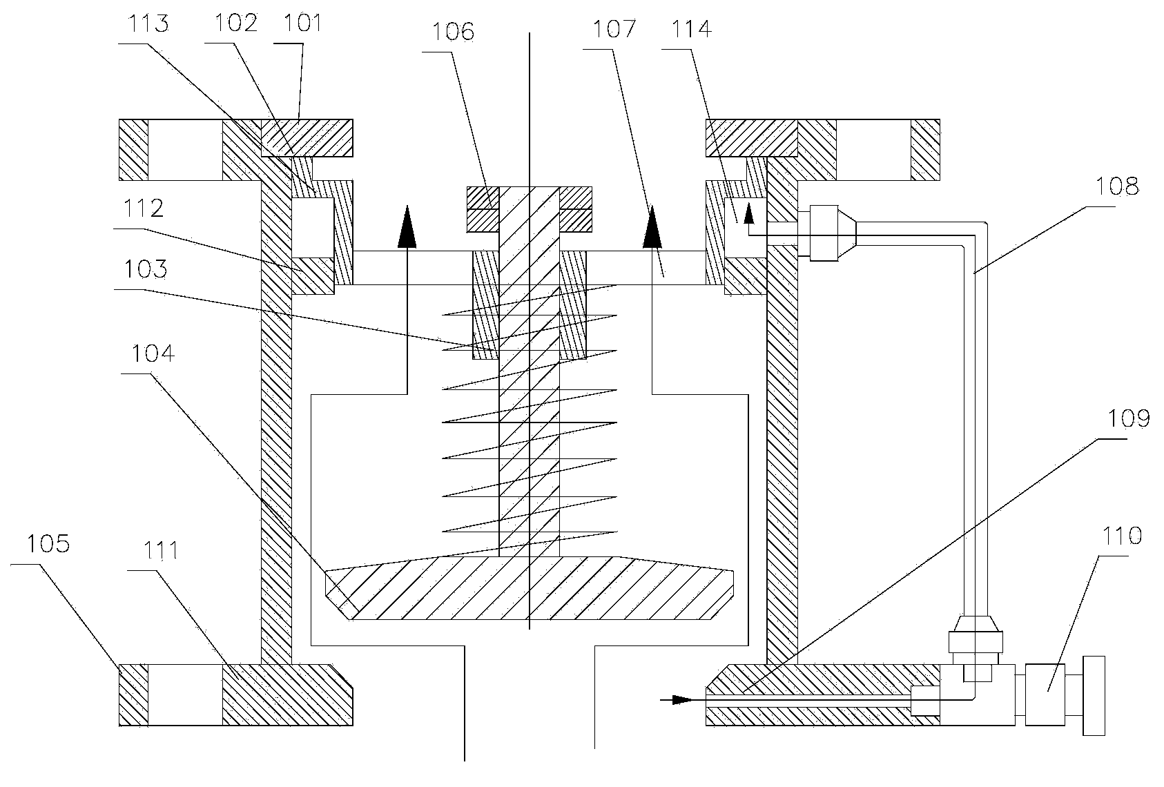 Backflow blocking valve