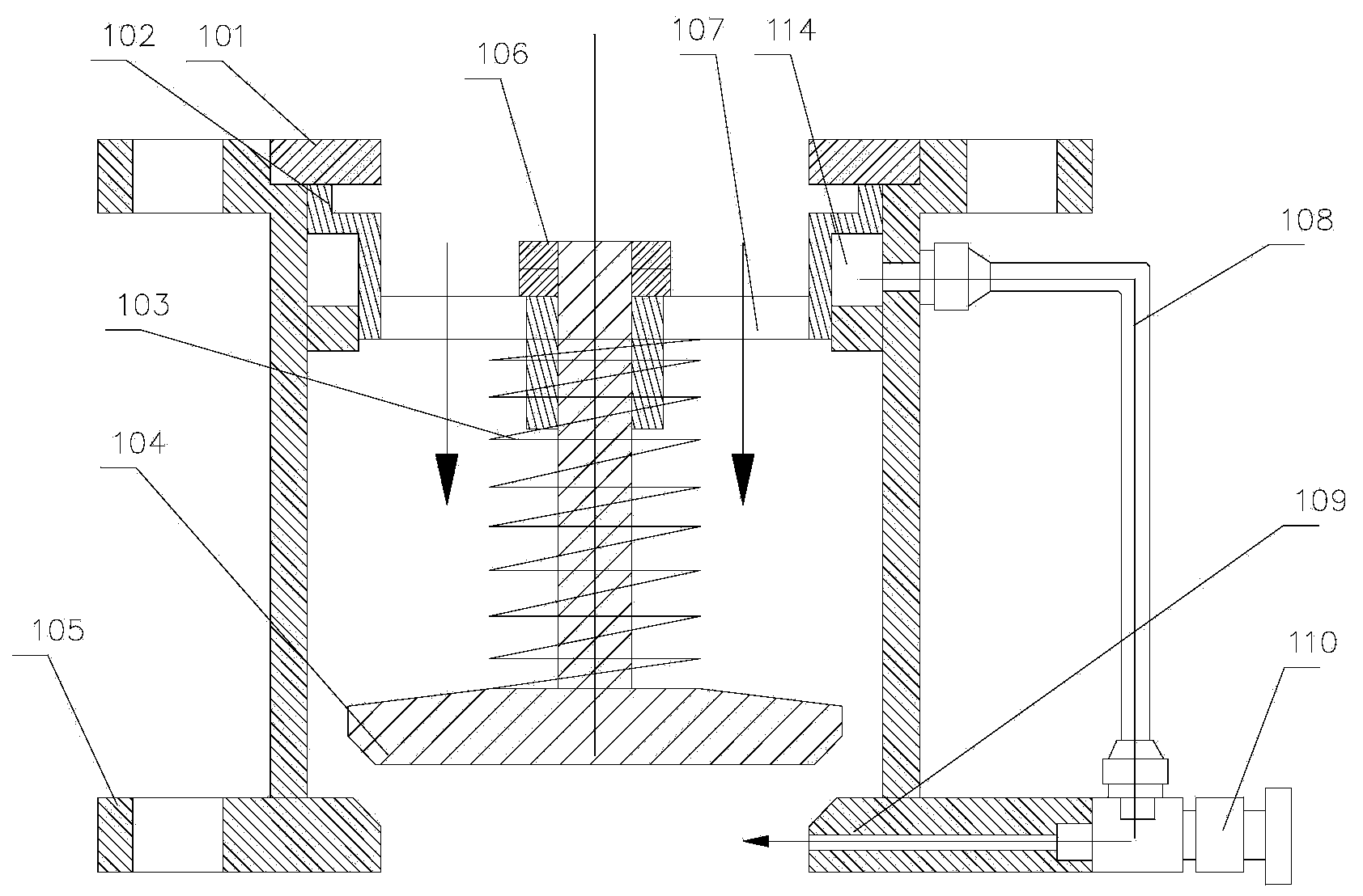 Backflow blocking valve