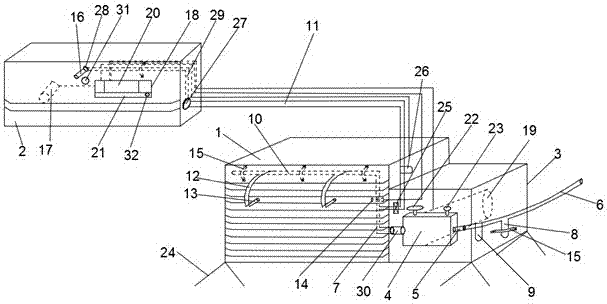 Energy-saving air conditioner capable of adding humidity automatically