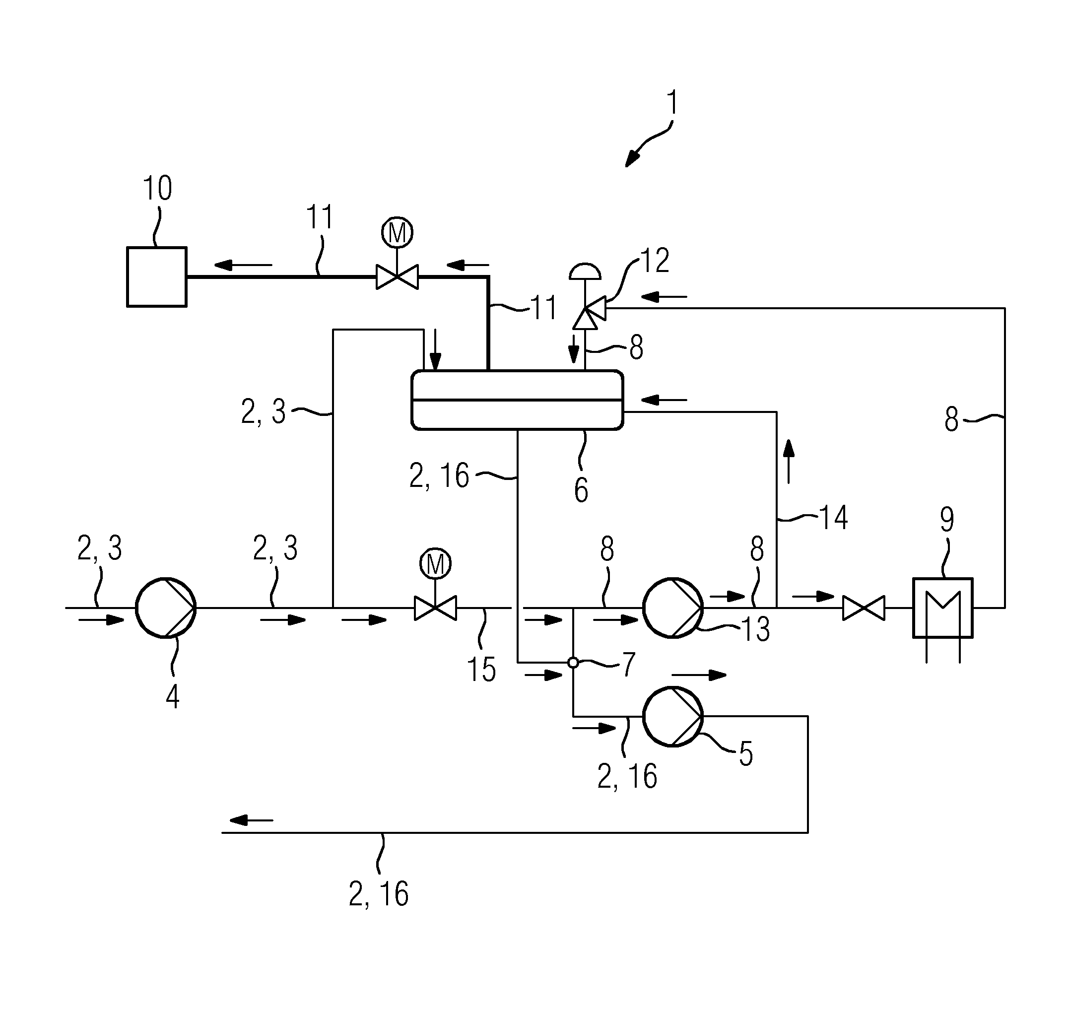 Auxiliary steam generator system for a power plant