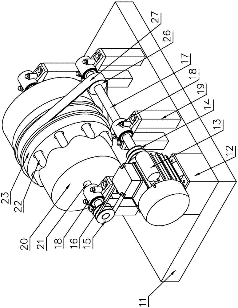 Shaking apparatus for blood collection tubes in clinical laboratory