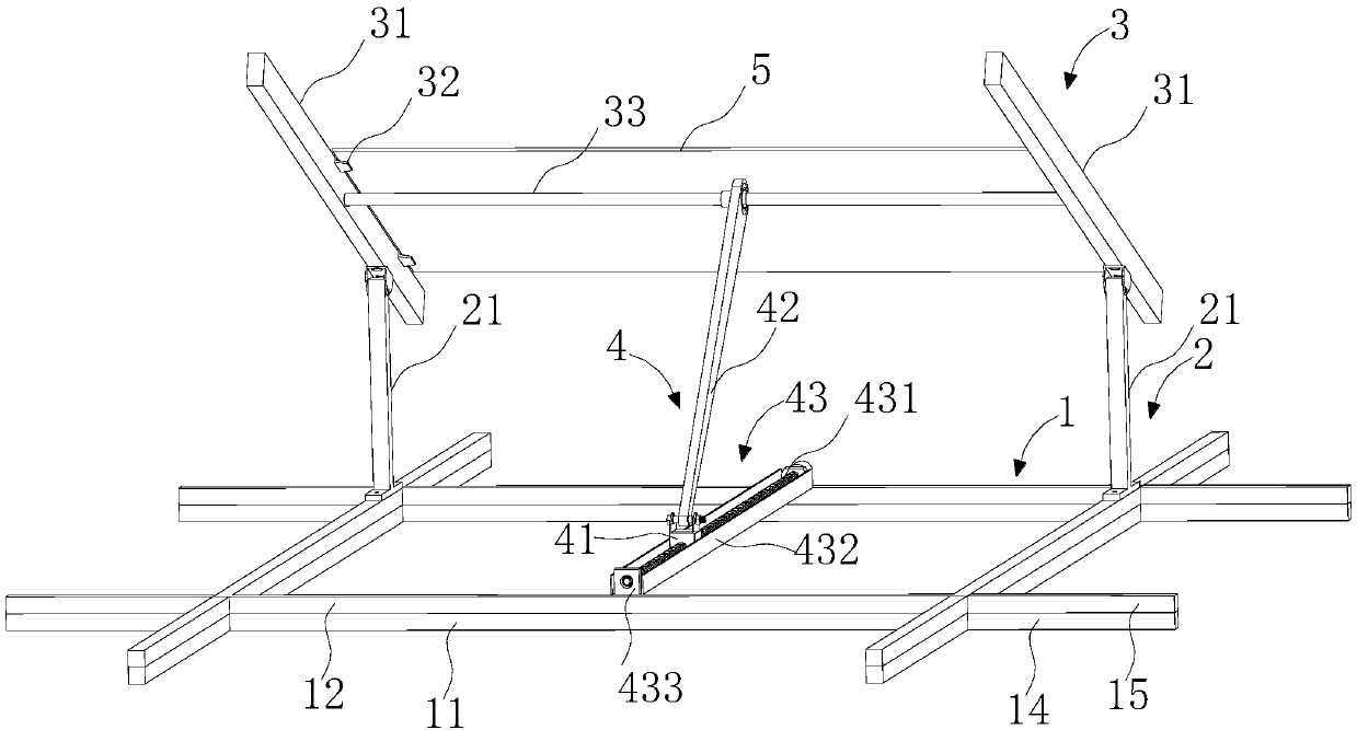 Multifunctional double-side photovoltaic module support