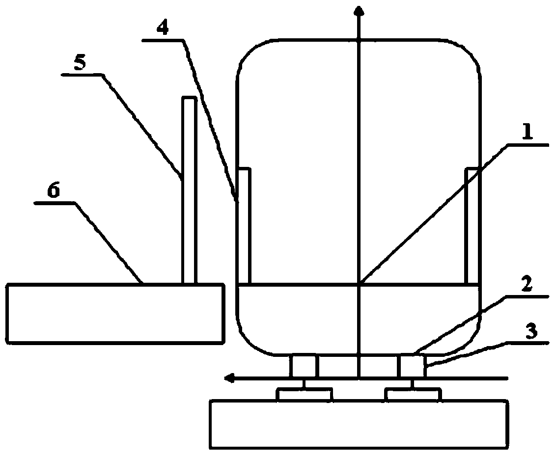 Method for detecting whether distance between subway platform shielded gate and vehicle body is safe