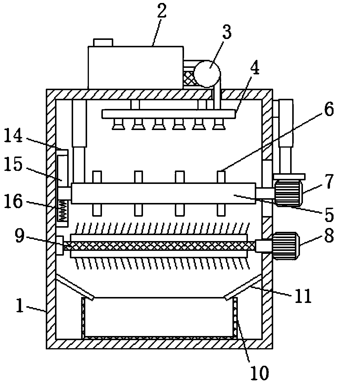 Electric automation washing device