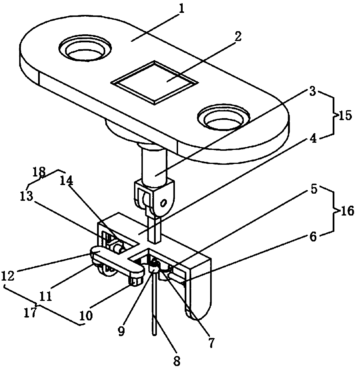 Novel anesthetic puncture needle device