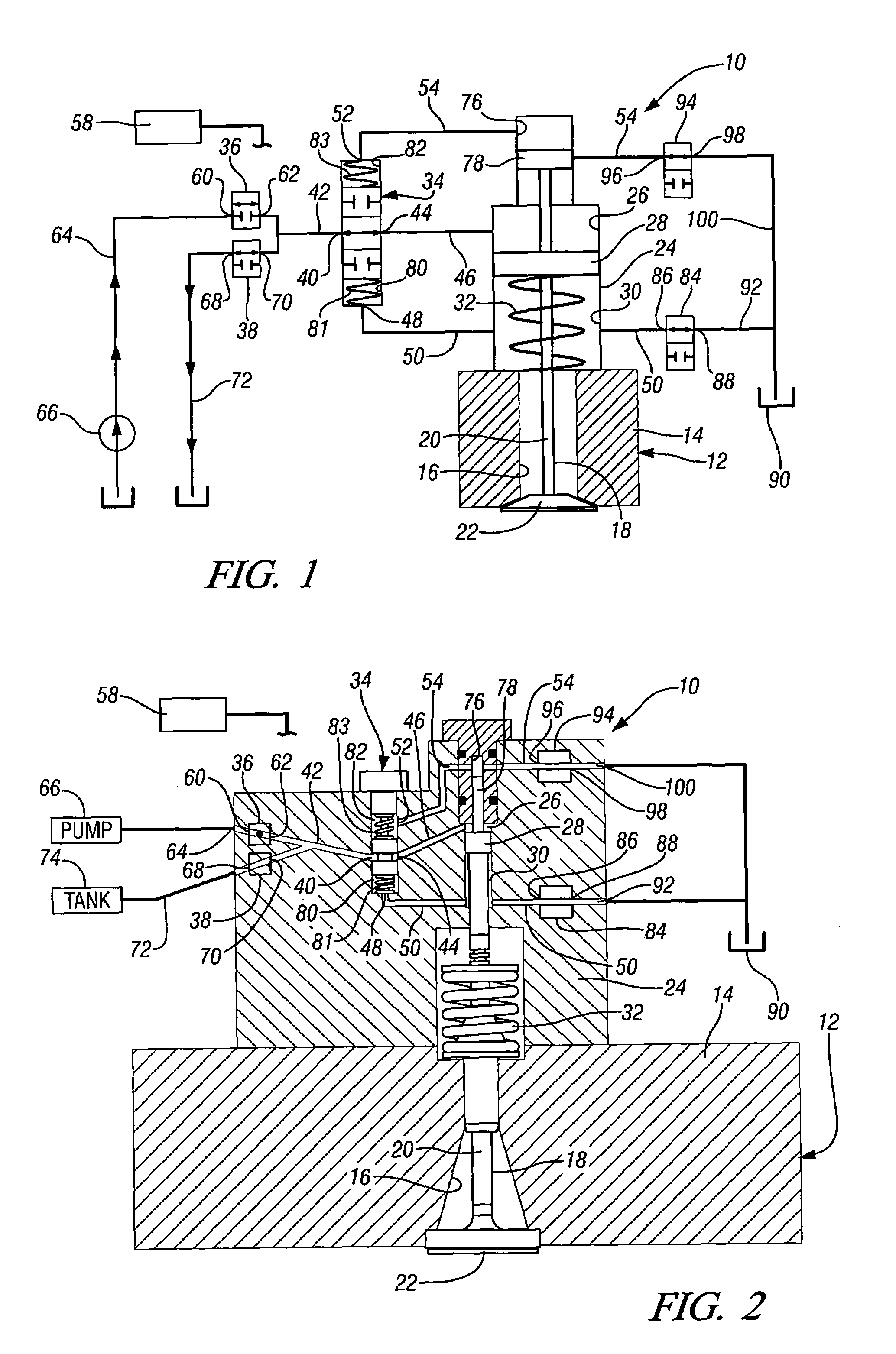 Self-regulating electrohydraulic valve actuator assembly