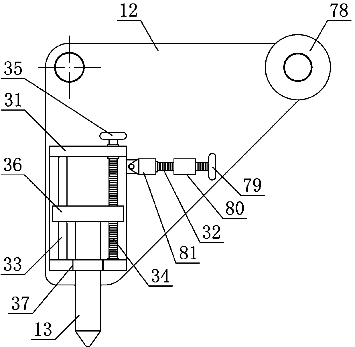 Using method of spherical workpiece cutting machining device