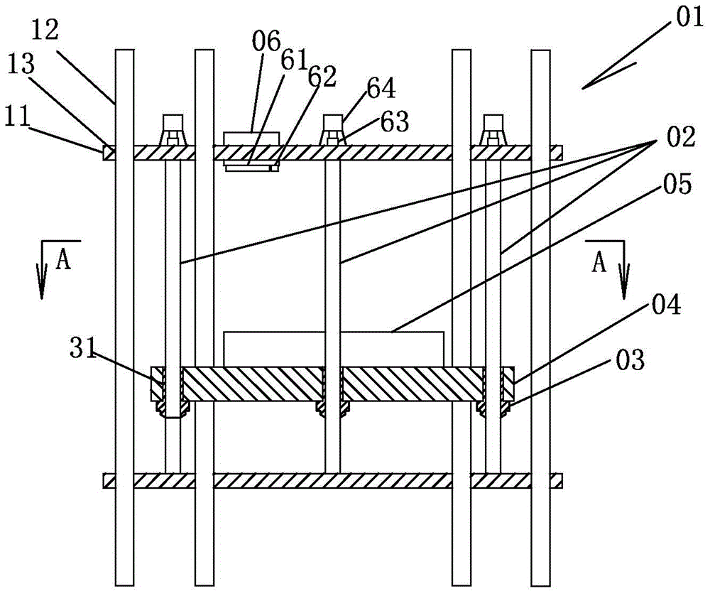 Full-automatic bed leveling device and full-automatic leveling method for 3D printer