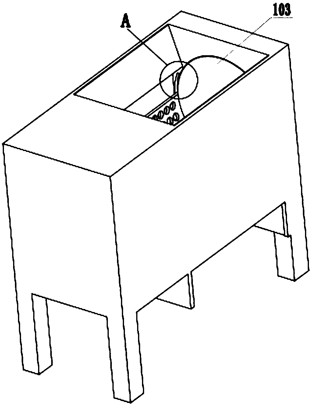 Sand screening device