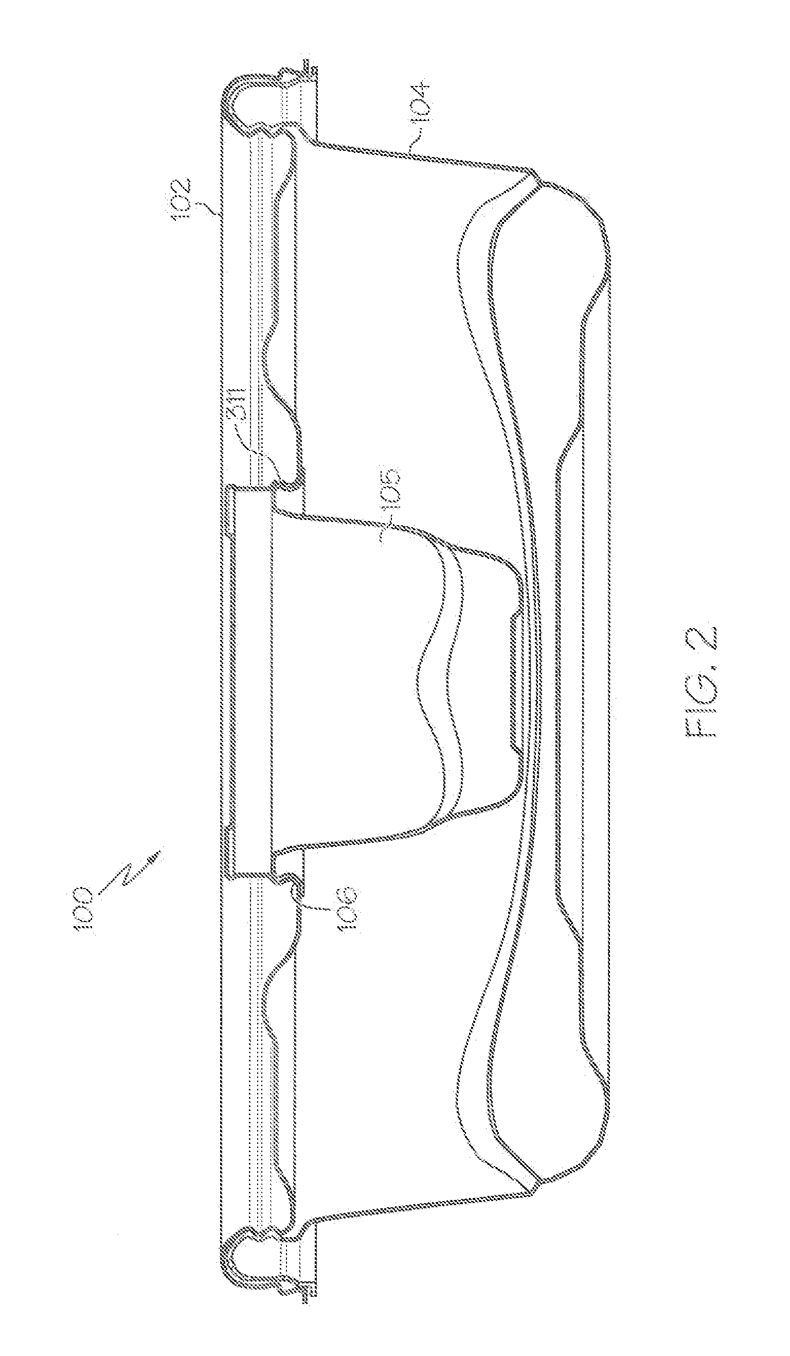 Storage device having an articulated cover fitting inner and outer containers