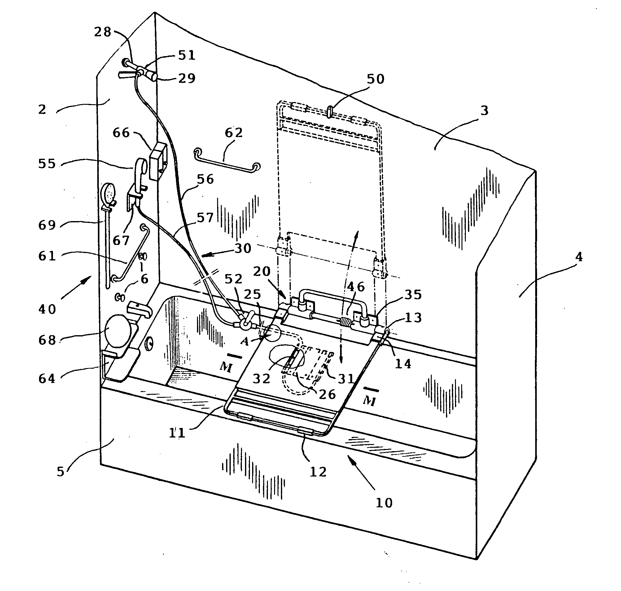 Bath collapsible seat