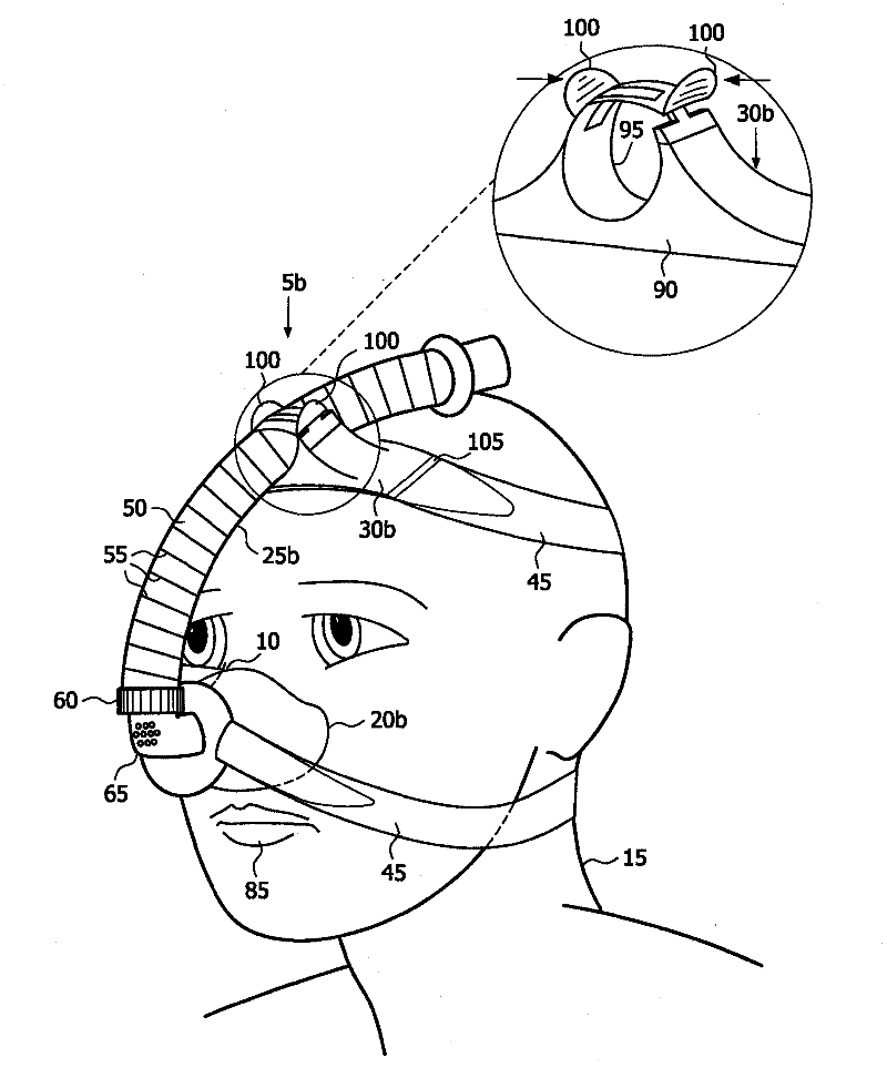 Respiratory interface devices including mechanisms for manipulating nasal bridge pressure