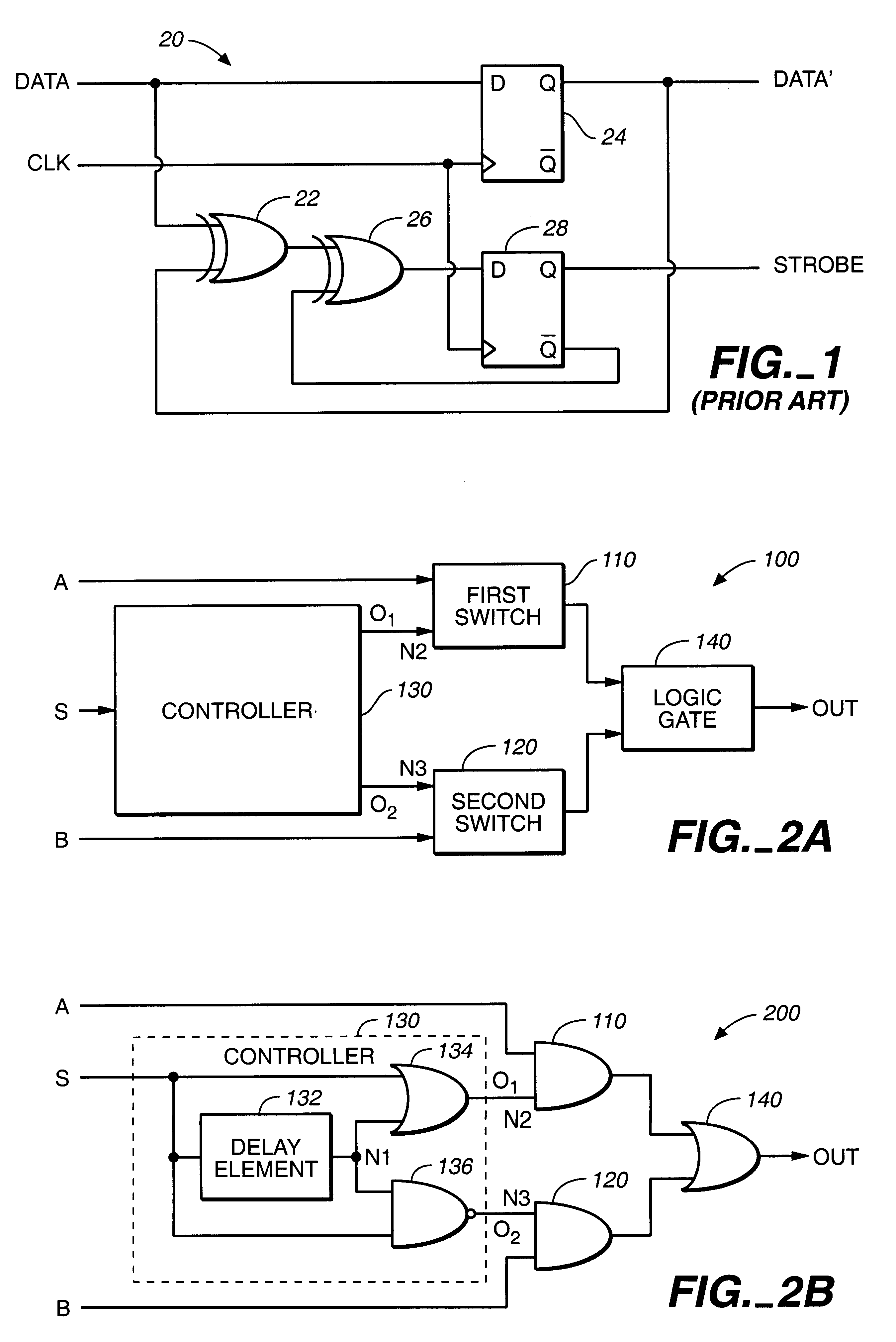 Circuit and method for fast parallel data strobe encoding