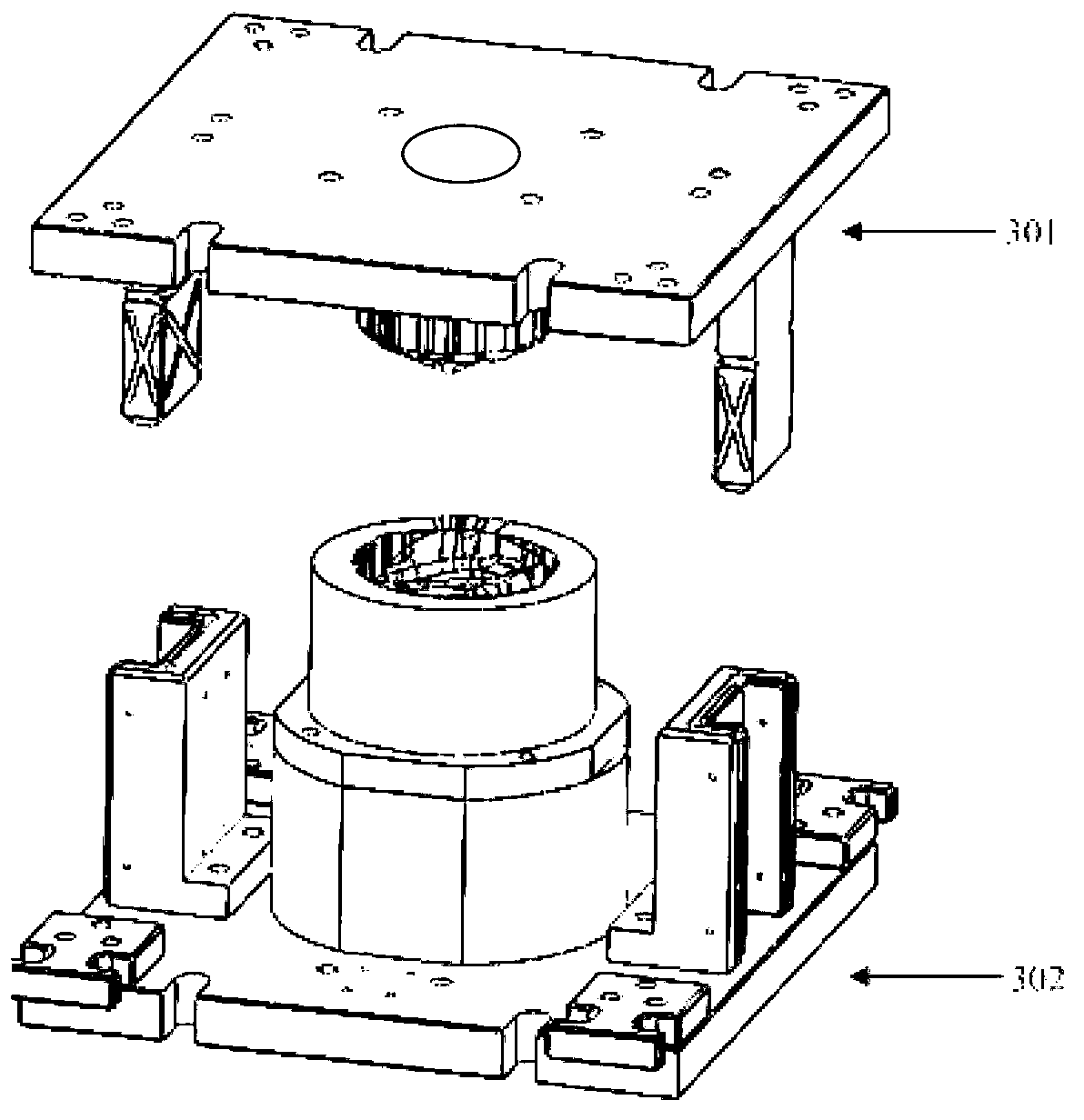 Manufacture method and equipment for automobile spring seat