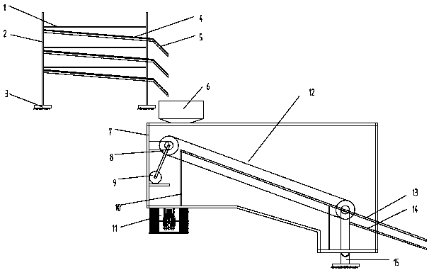 Raw coal conveying method