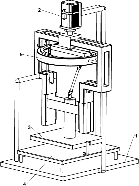 Automatic crushing device for aggregate production