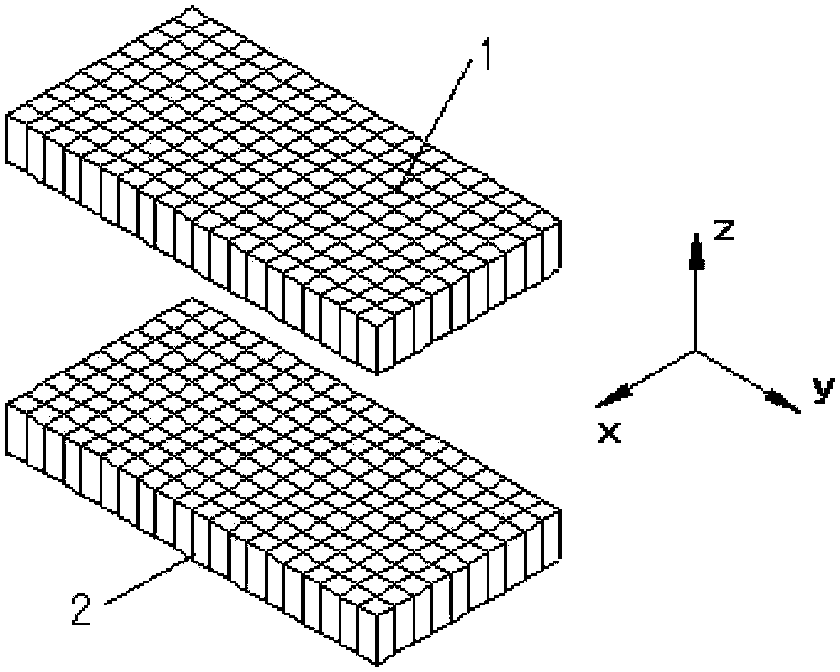 Image reconstruction method for dual panel position-emission tomography (PET) detector