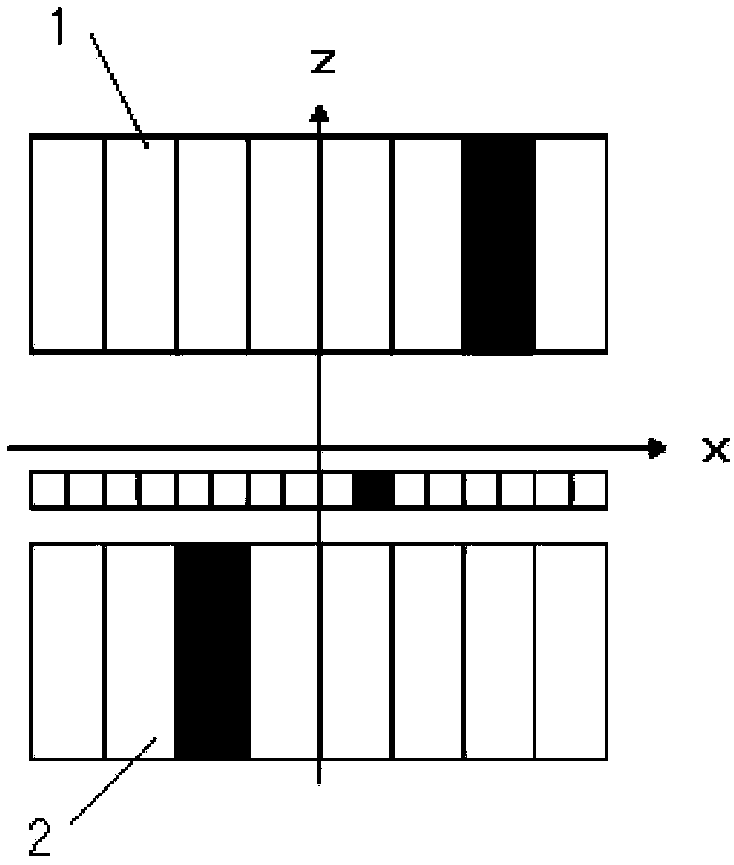 Image reconstruction method for dual panel position-emission tomography (PET) detector