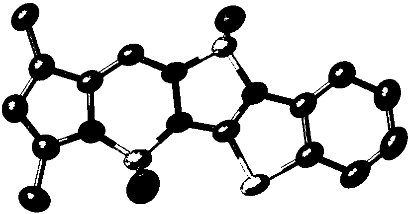 Pyrrole hydrazone hydrazine difluoroboron hyperfluorescence dye and preparation method thereof