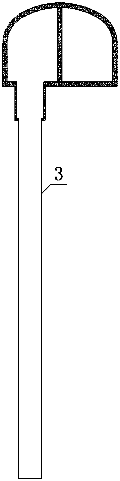 One-time forming construction method for inserting steel pipe column into cast-in-situ bored pile in pilot tunnel