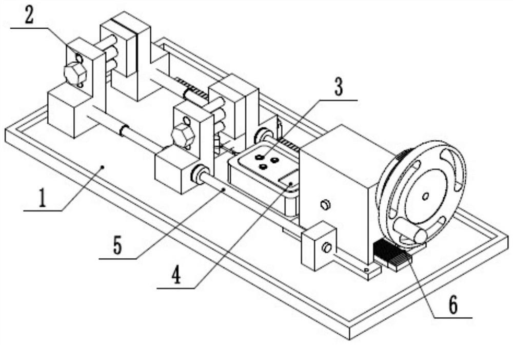 Expansion joint tensile test device