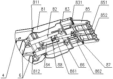 Two-column hydraulic support for large mining height top coal caving with three-stage top coal recovery device