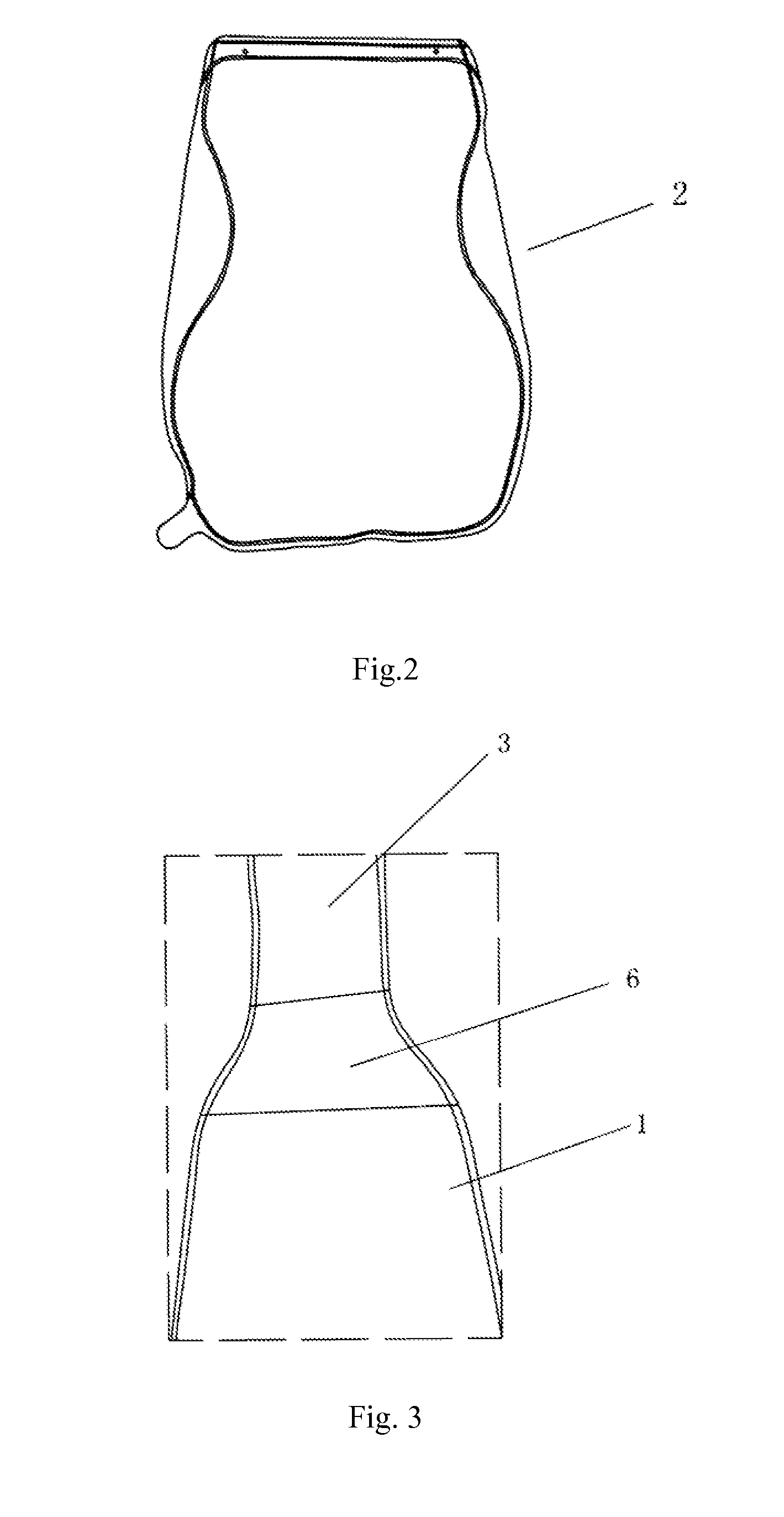 Lumbar cushion having gas bag with fixed air pressure