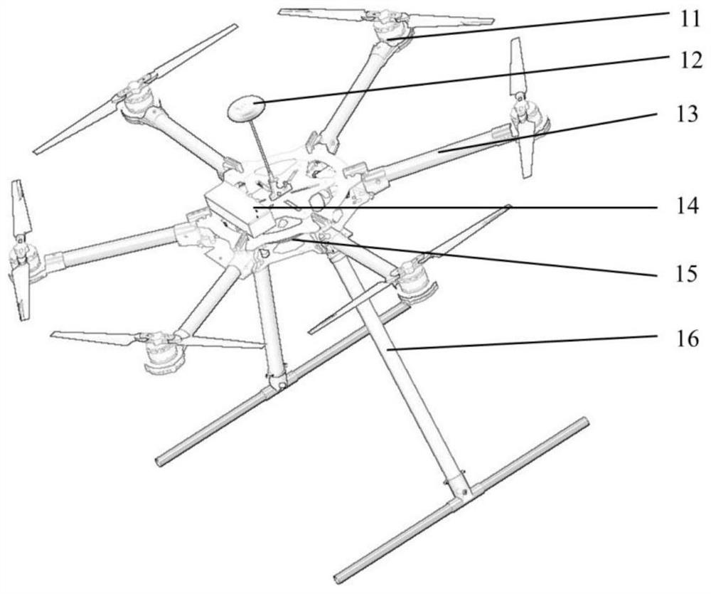 Mooring flight mechanical arm based on mooring rope tension control and mooring rope tension control method