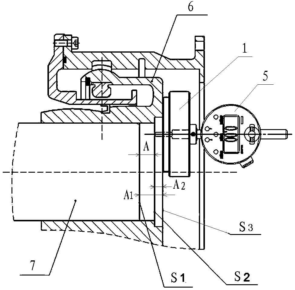 Coupling height measuring scale